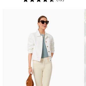 Tuckernuck classic White Denim Jacket